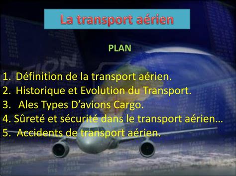 Ppt Transport Aerien Powerpoint Presentation Free Download Id 2254702