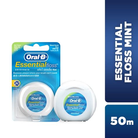 Oral B Essential Waxed Dental Floss M Shopee Malaysia