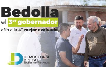 Ramírez Bedolla tercer gobernador mejor evaluado de Morena Demoscopia