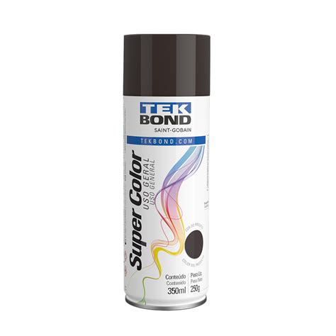 Tinta Spray Ml Preto Fosco Tek Bond Casa Das Colas Diversos