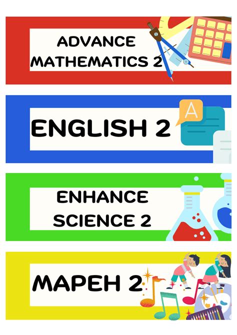 Subjects Label Effective Study Tips Subject Labels School Hacks