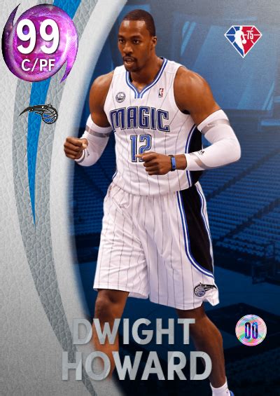 Nba K Kdb Custom Card Nba Th Anniversary Dwight Howard