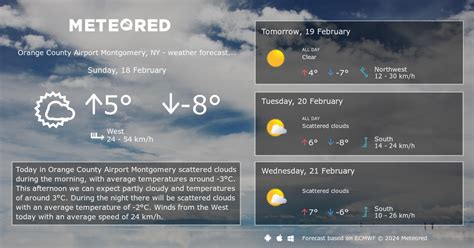 Weather Orange County Airport Montgomery, NY 14 days - Meteored