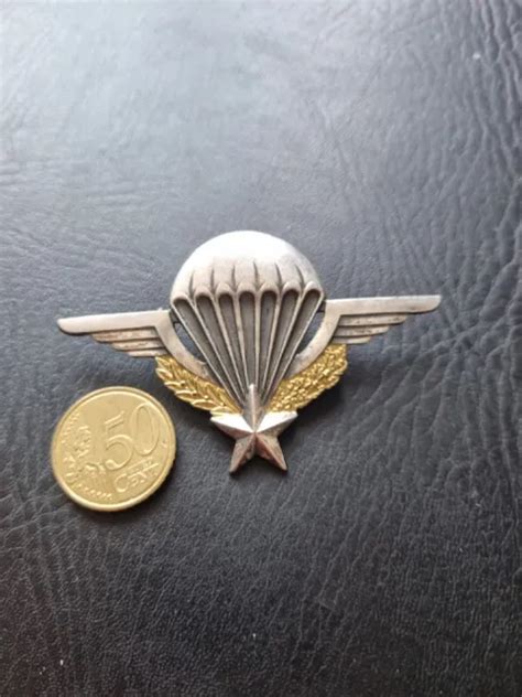 Insigne Militaire Brevet Parachutiste Fabrication Drago Noisiel Eur