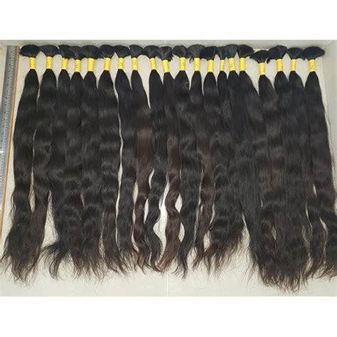 Black Natural Remy Virgin Bulk Hair At Best Price In Murshidabad Sun