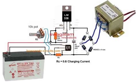 12v 9ah Battery Charger Circuit Diagram