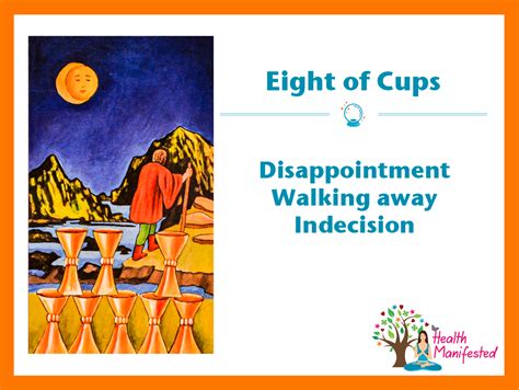 Tarot Eight Of Cups Health Manifested