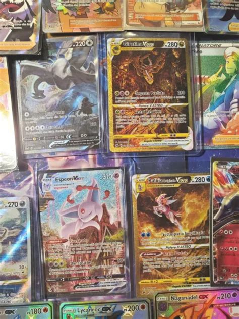 CARTE POKEMON LOTTO Pokemon Charizard Vmax V Gx GOLD Holo Ultra