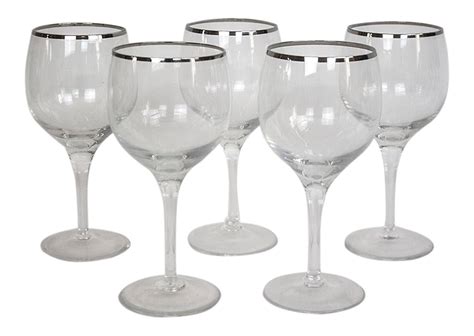 Lenox Weatherly Water Goblets Set Of 5 Chairish