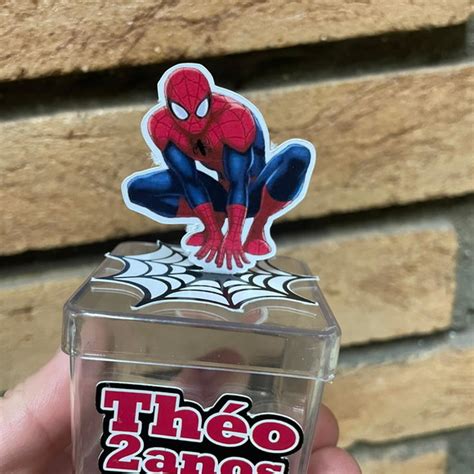 Caixa Acrílica Homem Aranha Elo7 Produtos Especiais