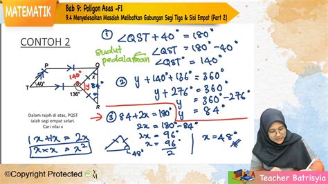 F1 MAT 09 09 Menyelesaikan Masalah Melibatkan Gabungan Segi Tiga Sisi