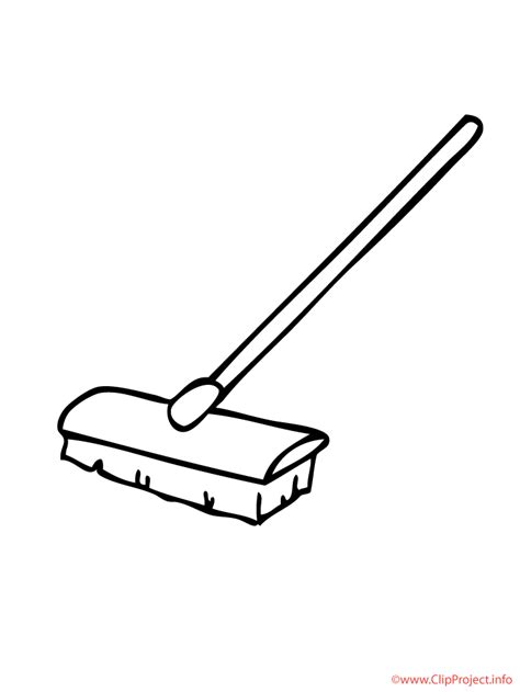 Mop Coloring Sheet