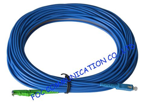 Armored Fiber Optic Patch Cord SM SC UPC E2000 APC LSZH Jacket Anti