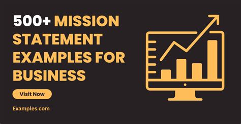 500 Mission Statement Examples For Business How To Write Guide Examples