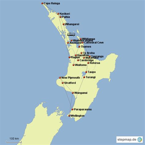 Stepmap Neuseeland Landkarte F R Deutschland