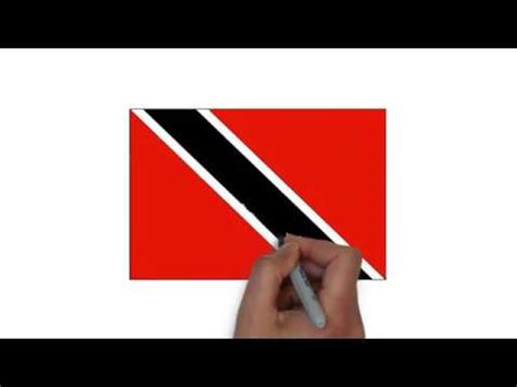 How To Draw Trinidad And Tobago Flag YouTube