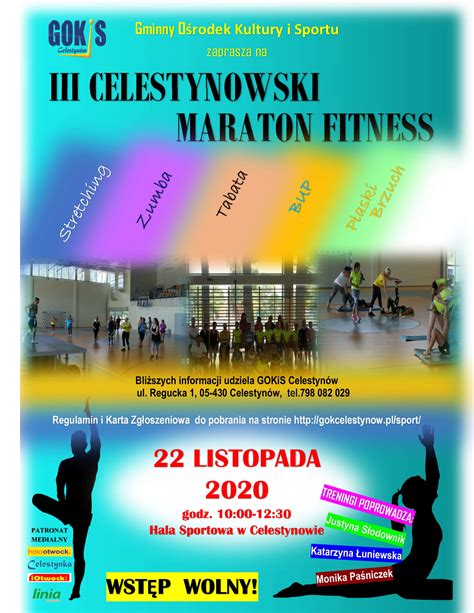 ODWOŁANE III Celestynowski Maraton Fitness Gminny Ośrodek Kultury i