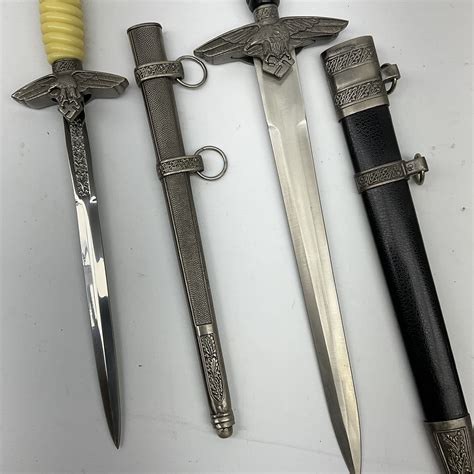 Two Reproduction WW2 German Daggers Luftwaffe Officer S First Pattern