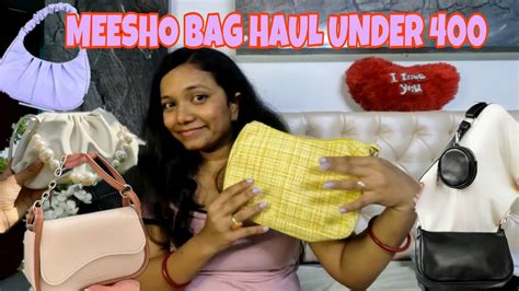 MEESHO BAG HAUL Video Under Rs 400 Pallavi Vlogs YouTube