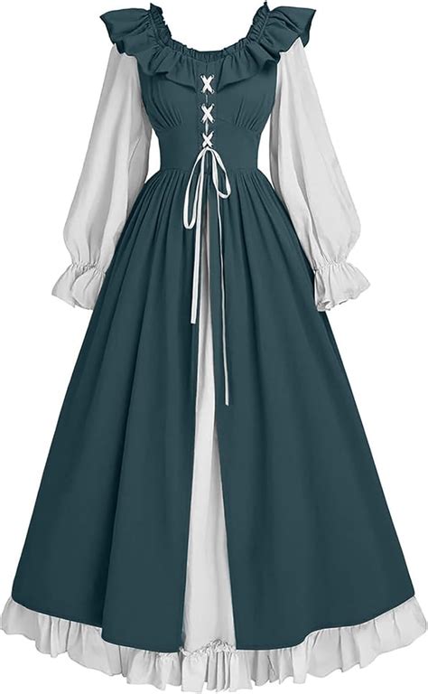 Wkishenl Victorian Dress For Women 2024 Renaissance Costume