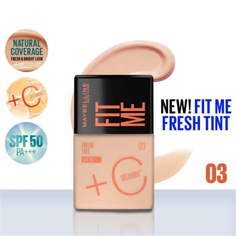 Jual Maybelline Fit Me Fresh Tint Foundation Tint With Vitamin C And