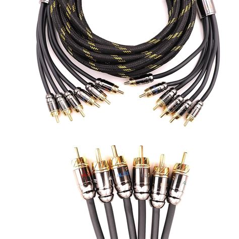 14mo Finance Elite Audio Pro Series 6 Channel Rca Audio Cable