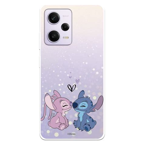 Case Voor Xiaomi Redmi Note 12 Pro 5g Officiële Disney Angel And Stitch Kiss Lilo And Stitch