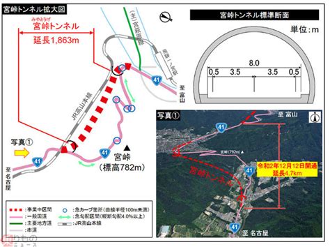 飛騨の“難所”解消へ 国道41号「宮峠トンネル」12月開通 連続カーブをバイパス きつねうどん★