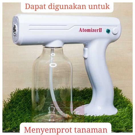 Jual Nano Spray Gun Disinfektan Wireless Electric Disinfectant Blue