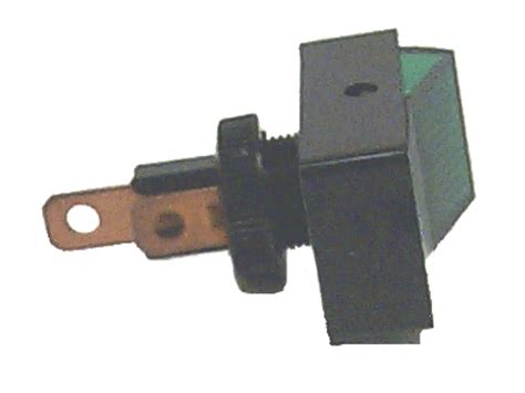 New Illuminated Surface Mount Rocker Switch Sierra Rk Off On Green