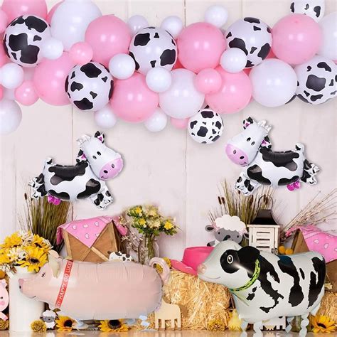 Farm Party Balloon Garland,farm Animal Theme Balloons Arch Kit for Kid ...