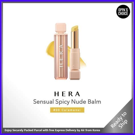 NEW COLOR HERA Sensual Spicy Nude Balm 3 5g 00 Calamansi Shopee