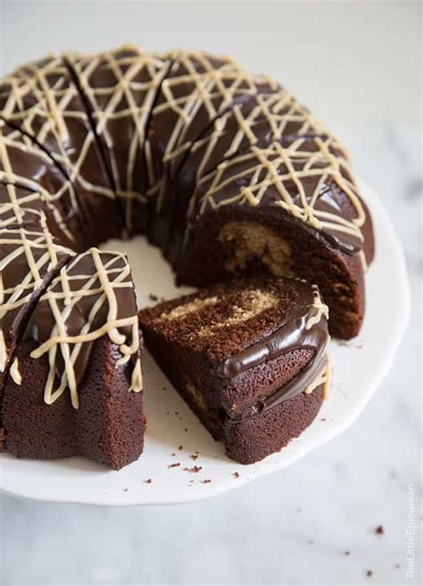 Peanut Butter Chocolate Bundt Cake The Little Epicurean