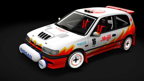 Assetto Corsa日産パルサー PULSAR GTI R Gr A Rally LF LF Nissan Pulsar