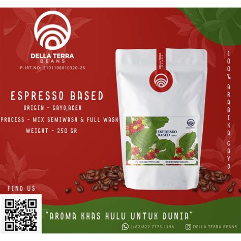 Jual Kopi Arabika Gayo Bahan Espresso 500 Gr Shopee Indonesia