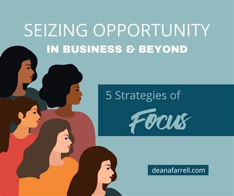 How To Work 5 Opportunity Seizing Strategies Into Your Business Deana
