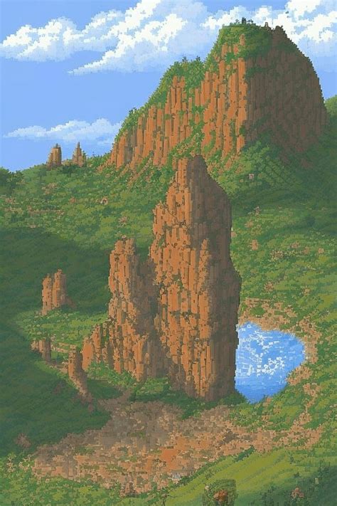 Explore The Unseen Dive Into The Worlds Of Pixel Art Landscape