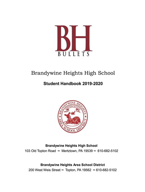 Fillable Online Brandywine Heights High School Fax Email Print Pdffiller