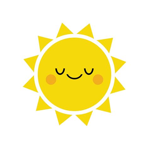 Sun Single Clipart. Sun Graphic. Yappy Sun. Digital Images, Instant ...