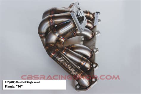 Cbs Racing Shop Jz Gte Manifold Single Scroll Cbs Racing