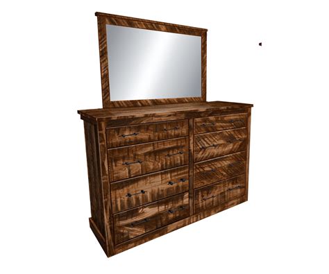 8-Drawer Dresser with Mirror - Coastal Fine Furniture