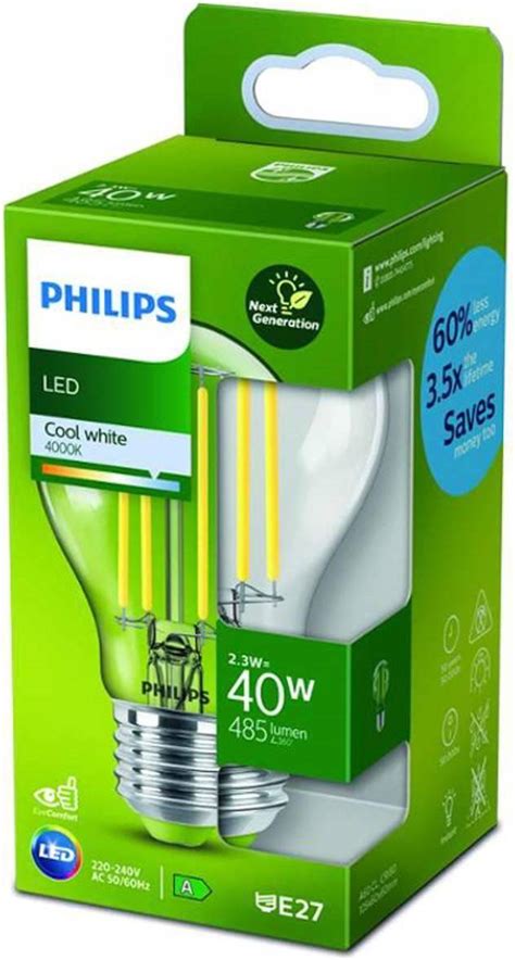 Philips Classic Led Lamps W E Se Priser Nu