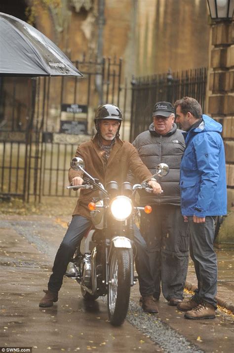 Pierce Brosnan Is No 007 As He Struggles To Ride His Classic Motorbike