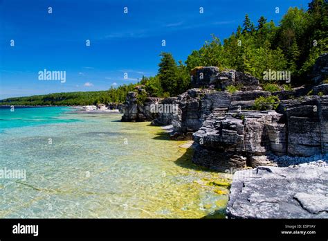 Bruce Peninsula National Park Georgian Bay Tobermory Ontario Canada