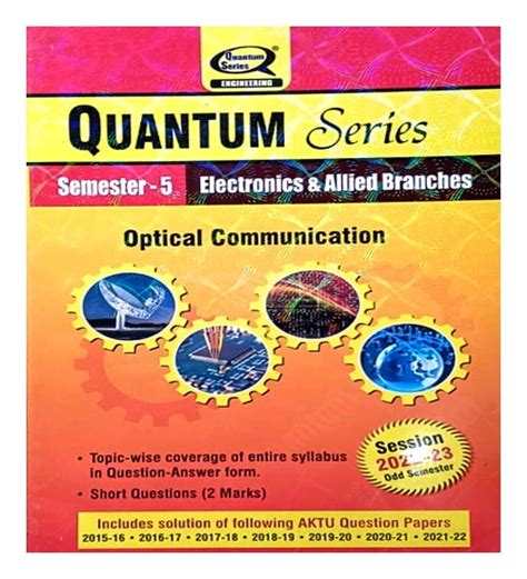 AKTU Quantum Series Btech Semester 5 Electronics And Allied