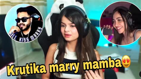 Krutika Marry Mamba ️😍 Kiss Kill And Marry Choosing From Igc Krutikaplays Kaashplays Youtube