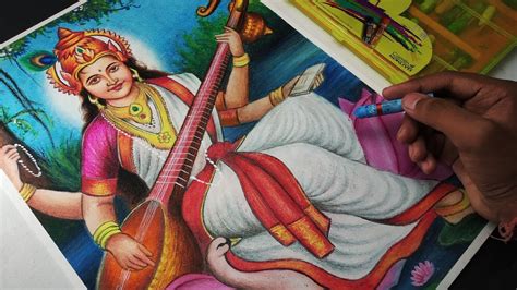 Saraswati Drawing Colour