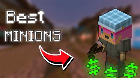 Top 5 Best Minions For Money In Craftersmc Skyblock YouTube