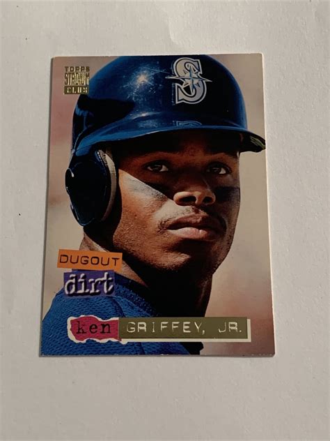 Stadium Club Dugout Dirt Ken Griffey Jr Mariners Hof Nm Mt Ebay