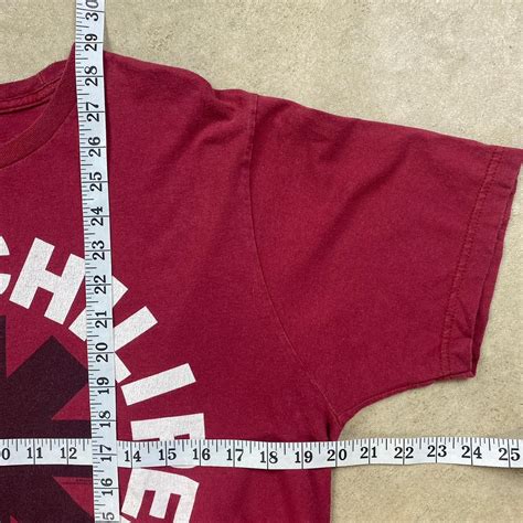 Vintage Y2K Red Hot Chili Peppers Band Tee Depop